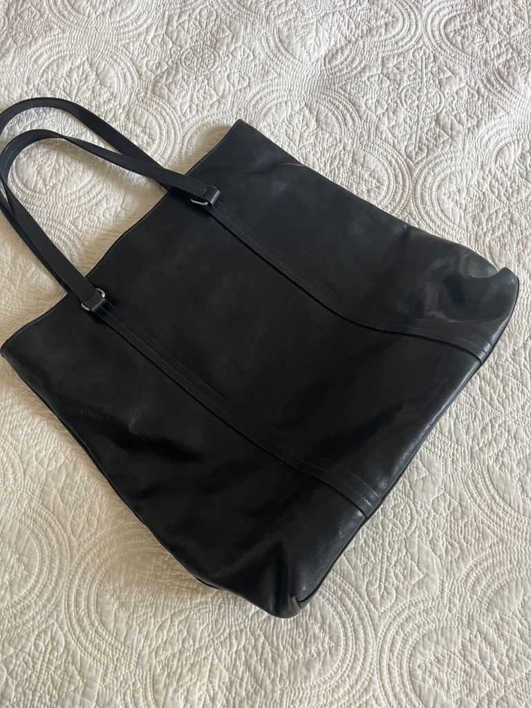 Il Bisonte Black Leather Tote — image 5 of 8
